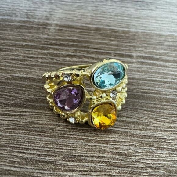 Statement Ring with colorful colors A1475 - Picture 2 of 5